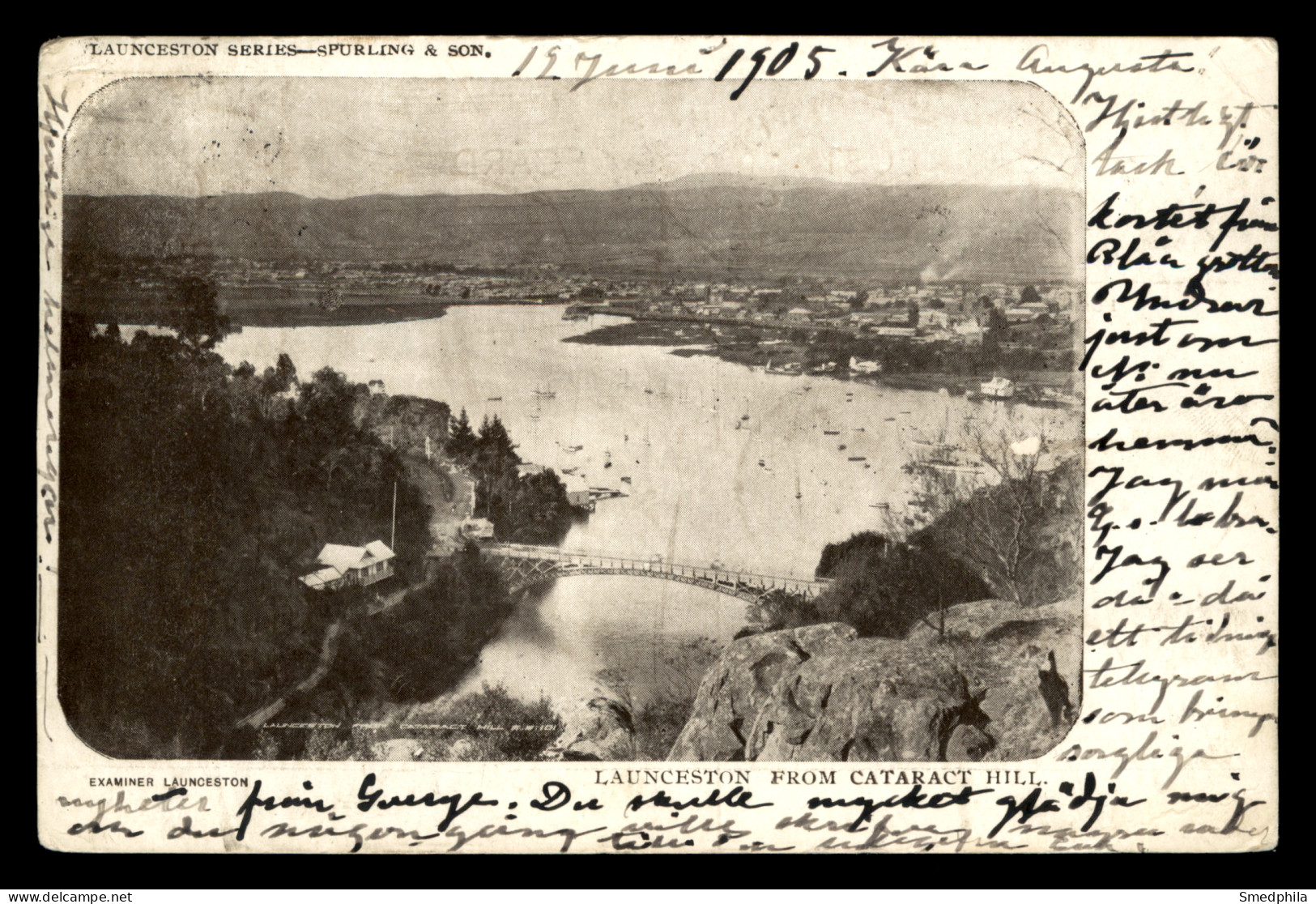 Launceston From Cataract Hill - Lauceston