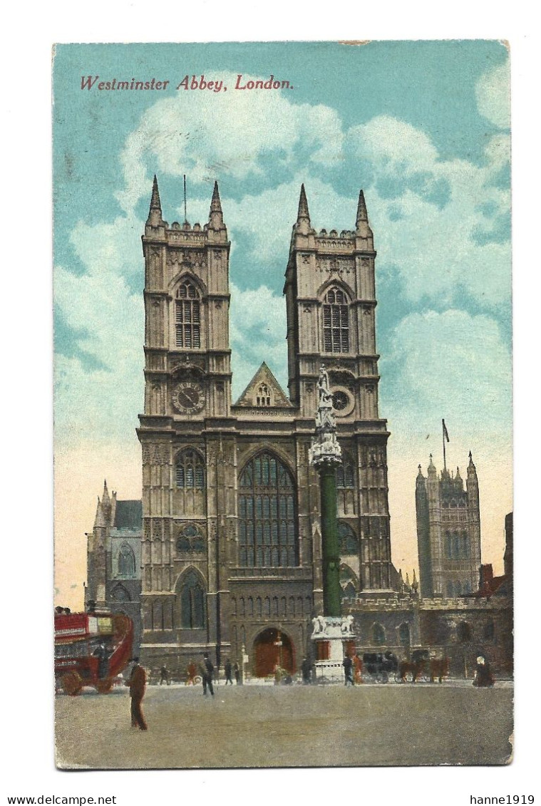 London Westminster Abbey Old Post Card Htje - Westminster Abbey