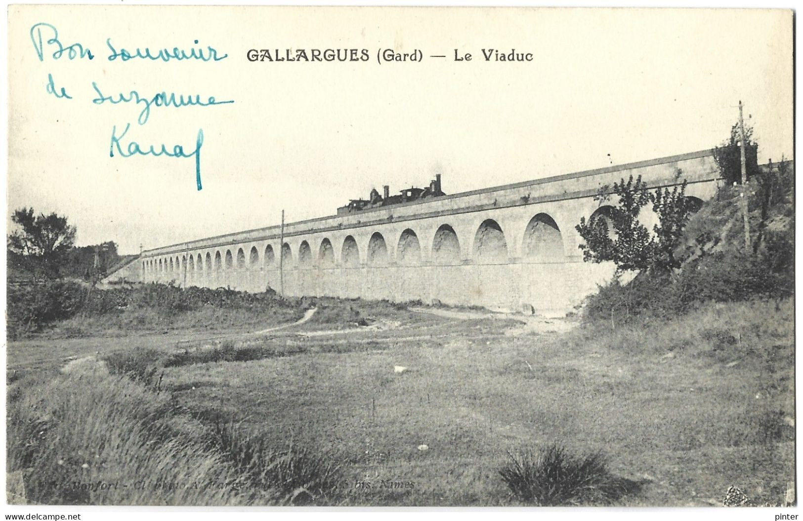 GALLARGUES - Le Viaduc - TRAIN - Gallargues-le-Montueux