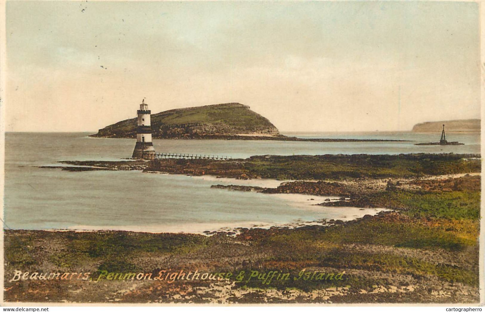 Wales Beaumaris Penmon Lighthouse & Puffin Island - Anglesey