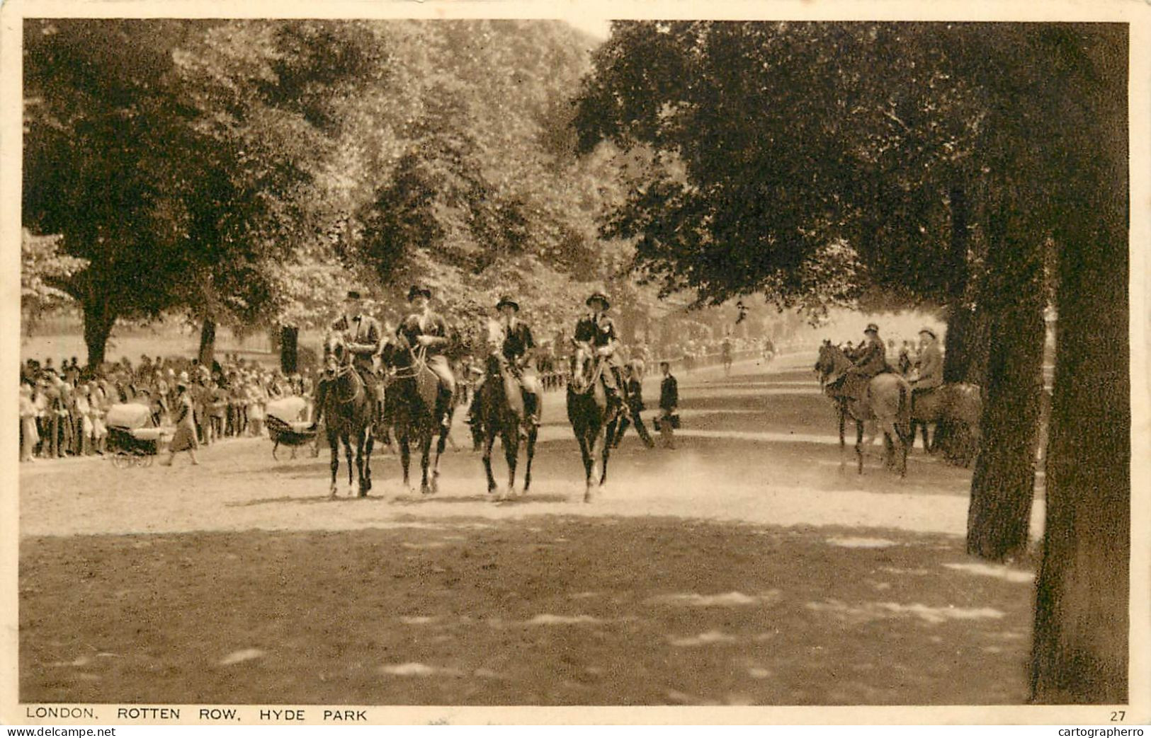 England London Row Hyde Park Rotten Row - Hyde Park