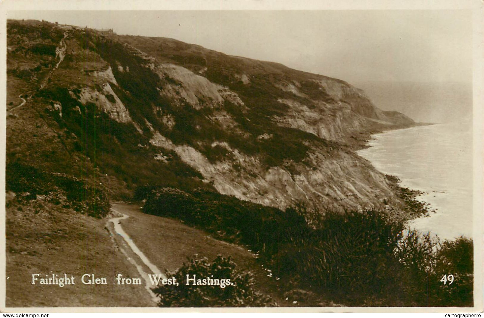 England Fairlight Glen From West Hastings Coastal Scenery - Hastings