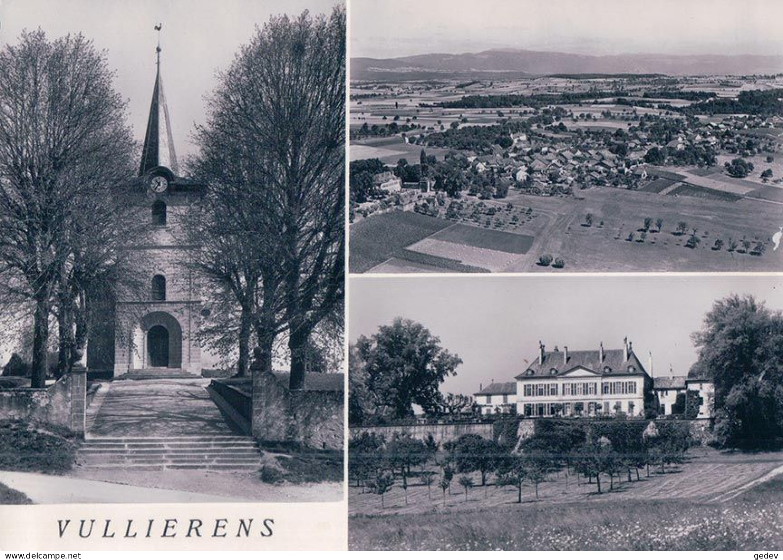 Vullierens VD, Château Et Eglise (11348) 10x15 - Vullierens