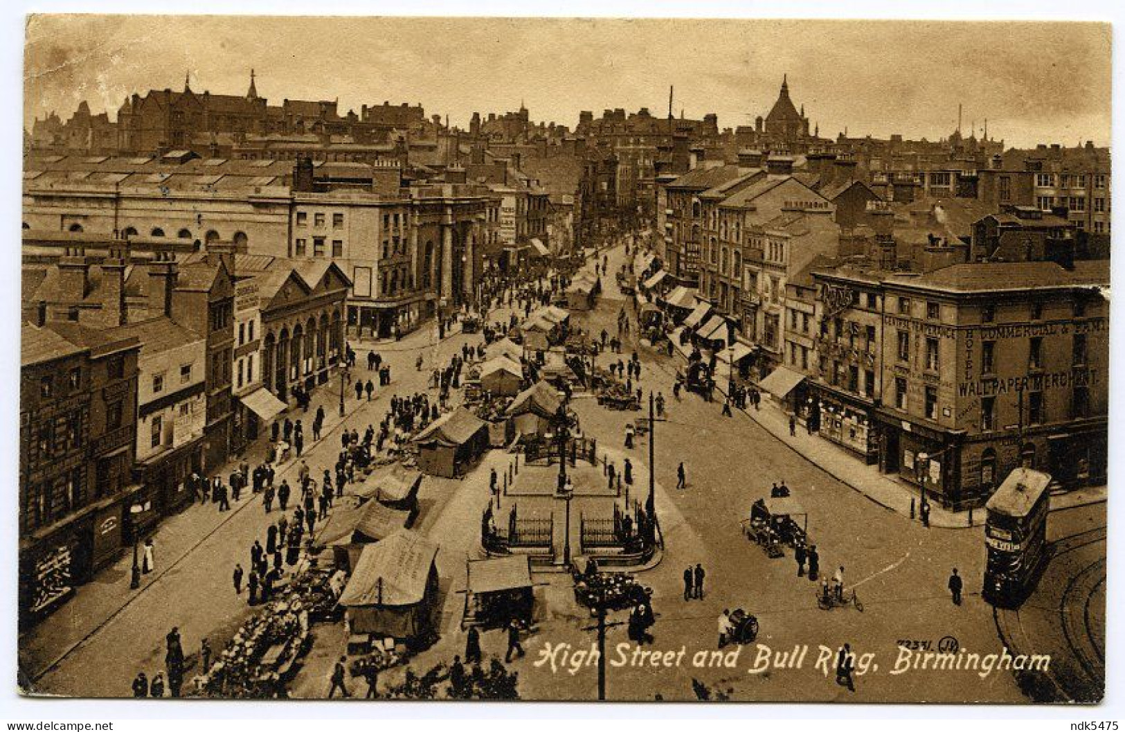 BIRMINGHAM : HIGH STREET AND BULL RING / ROCHEFORT SUR MER, RUE DUVIVIER (DECROUX) - Birmingham