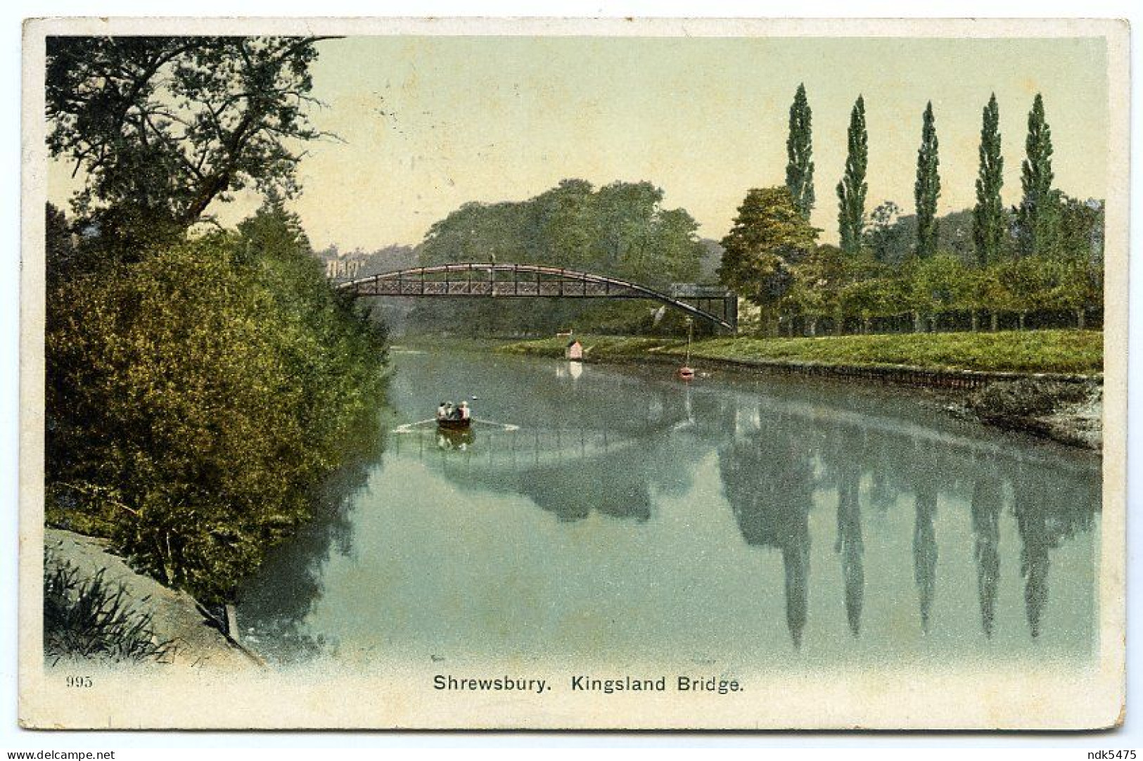 SHREWSBURY : KINGSLAND BRIDGE / ABBOTS BROMLEY, RUGELEY / ST REMY DE CHARGNAT, CHATEAU DE PASREDON (MATHAREL) - Shropshire