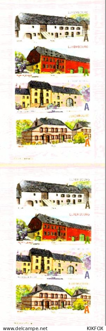 Luxembourg , Luxemburg , 2011,  Mi 1926 A - 1929 A, MH CARNET, ARCHITEKTUR, GUTSHÖFE, POSTFRISCH - Markenheftchen