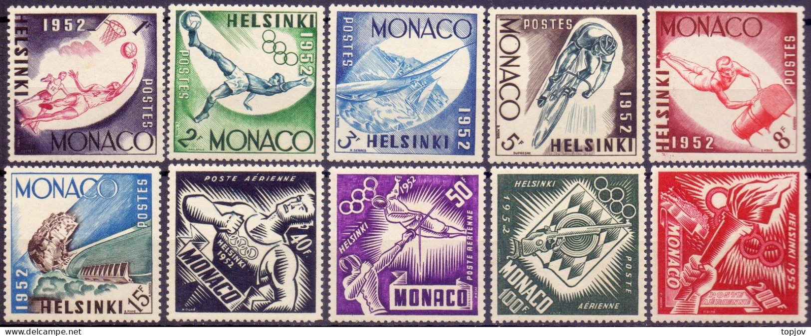 MONACO - OLYMPIC HELSKINKI - SPORT - **MNH - 1952 - Summer 1952: Helsinki