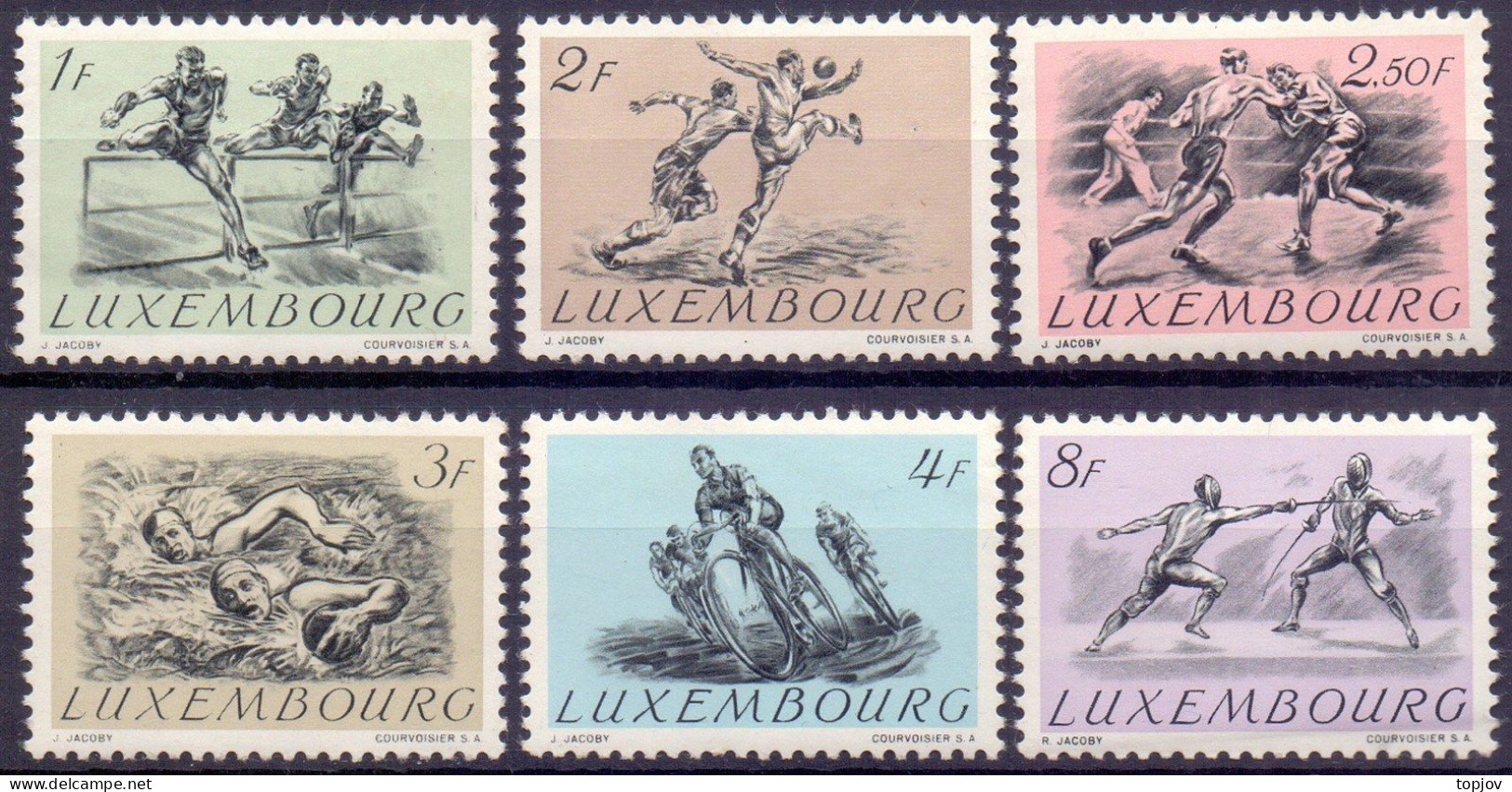 LUXEMBOURG - OLYMPICS HELSINKI - SPORT - **MNH - 1952 - Verano 1952: Helsinki