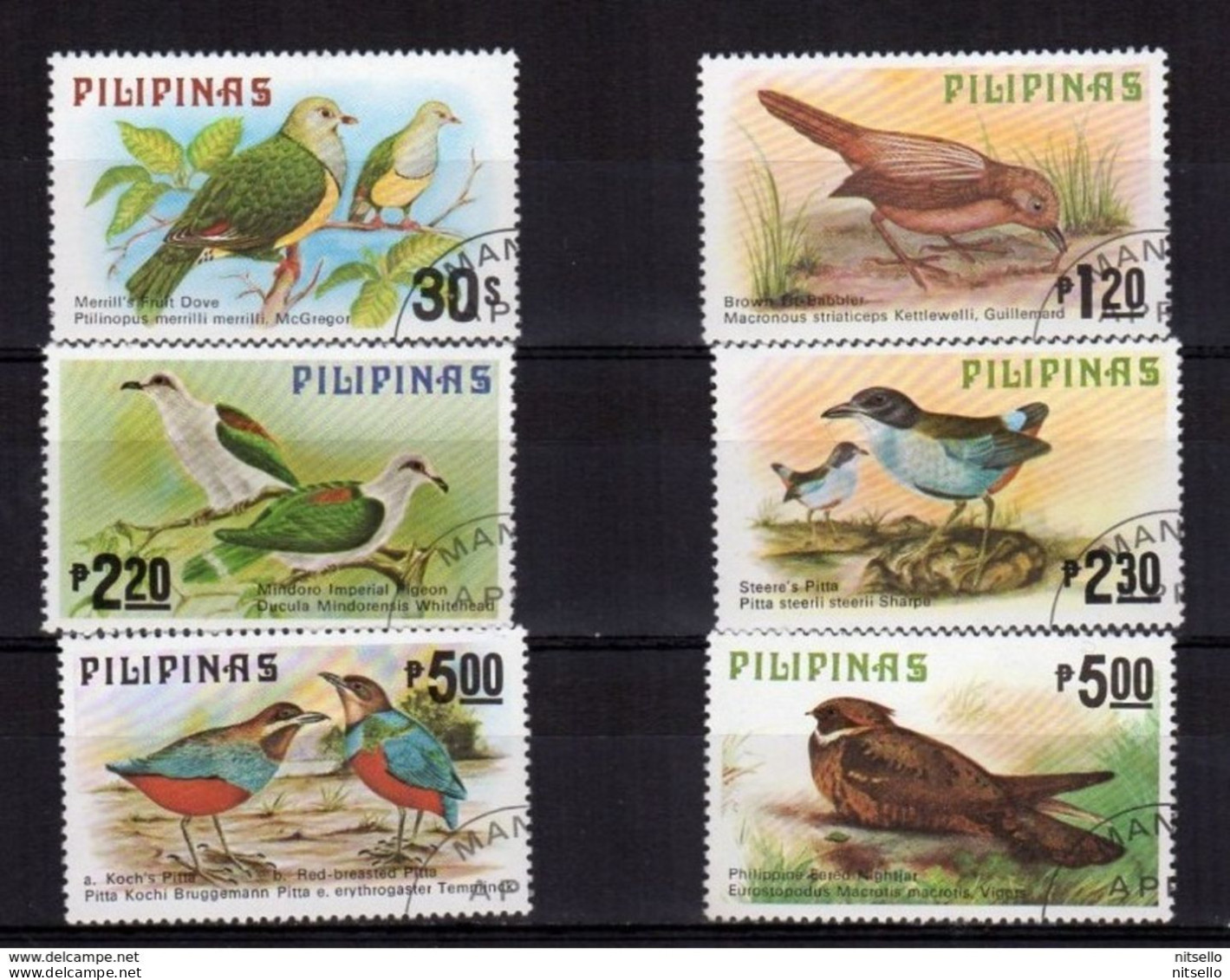 LOTE 1694  ///   (C120) FILIPINAS 1979  AVES - Philippinen
