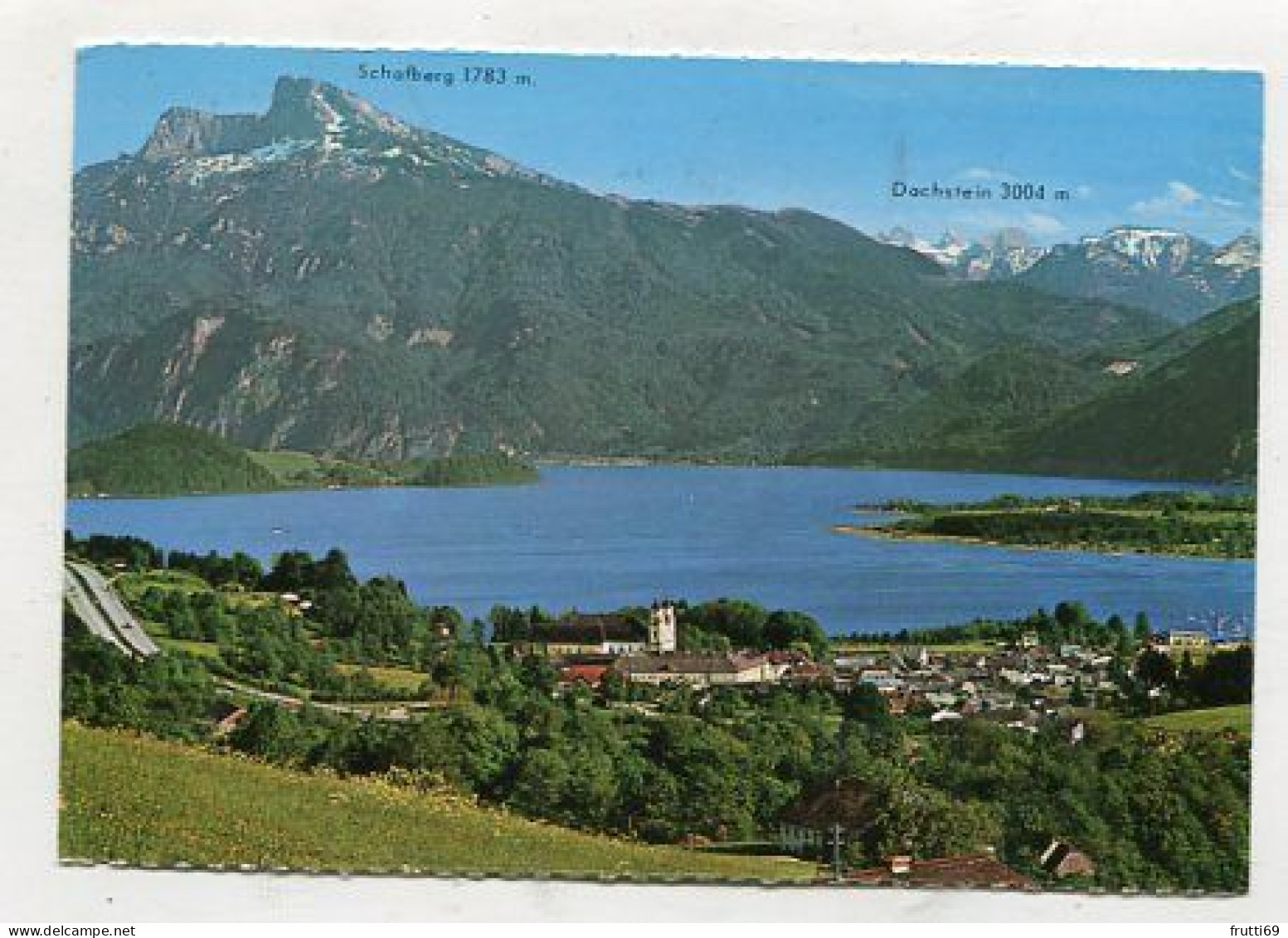 AK 154849 AUSTRIA - Mondsee Am Mondsee Mit Dachstein - Mondsee