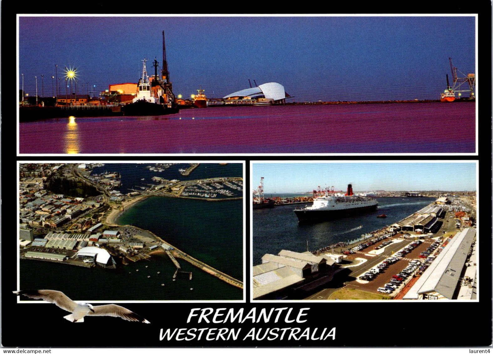 19-8-2023 (2 T 55) Australia - WA - City Of Fremantle (17 X 12 Cm) Port & QEII - Fremantle