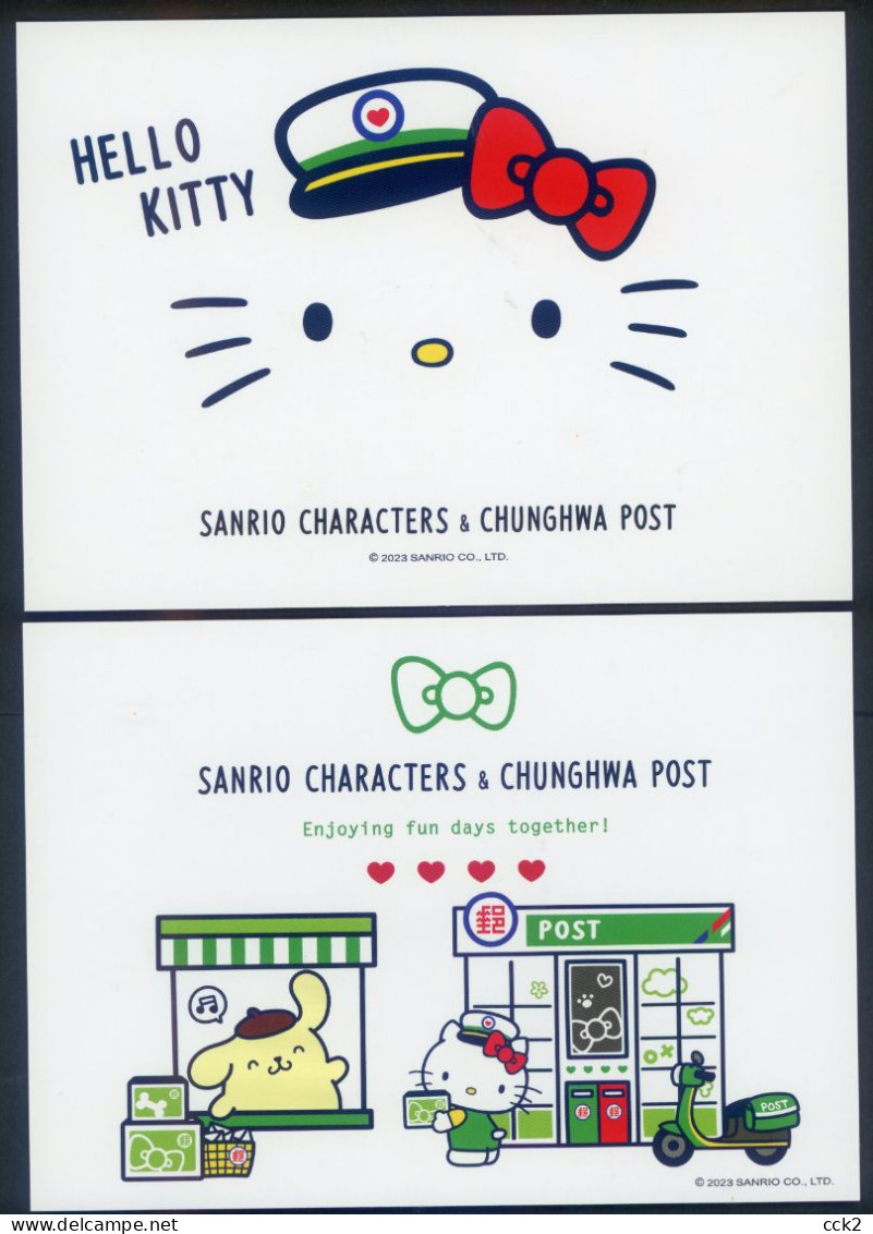 2023 Rep.Of CHINA(Taiwan)- Postal Cards: SANRIO CHARACTERS ( 5/pcs. ) - Nuovi