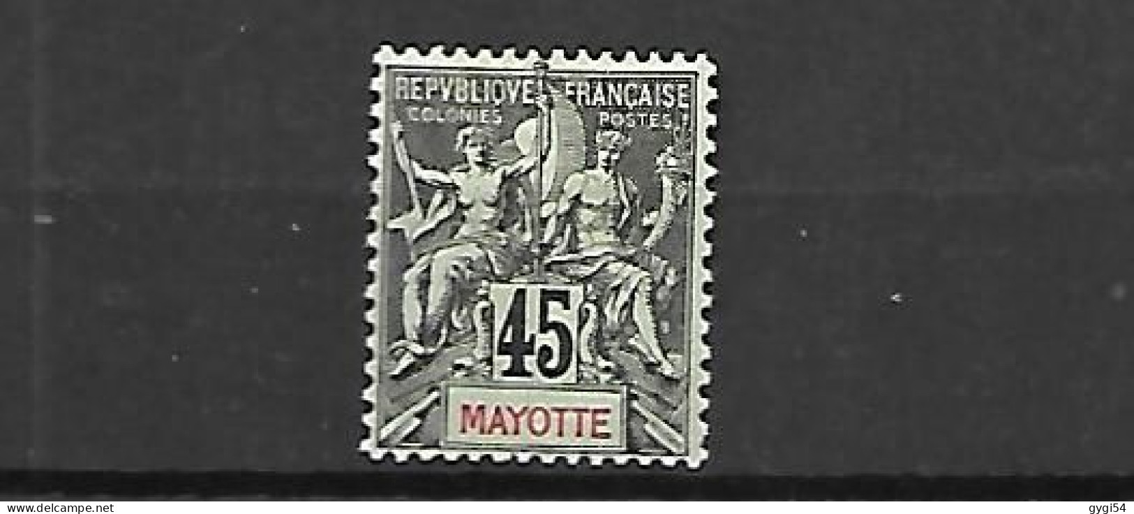 MAYOTTE   1900 - 07   Cat YT N° 19  N*  MLH - Nuovi