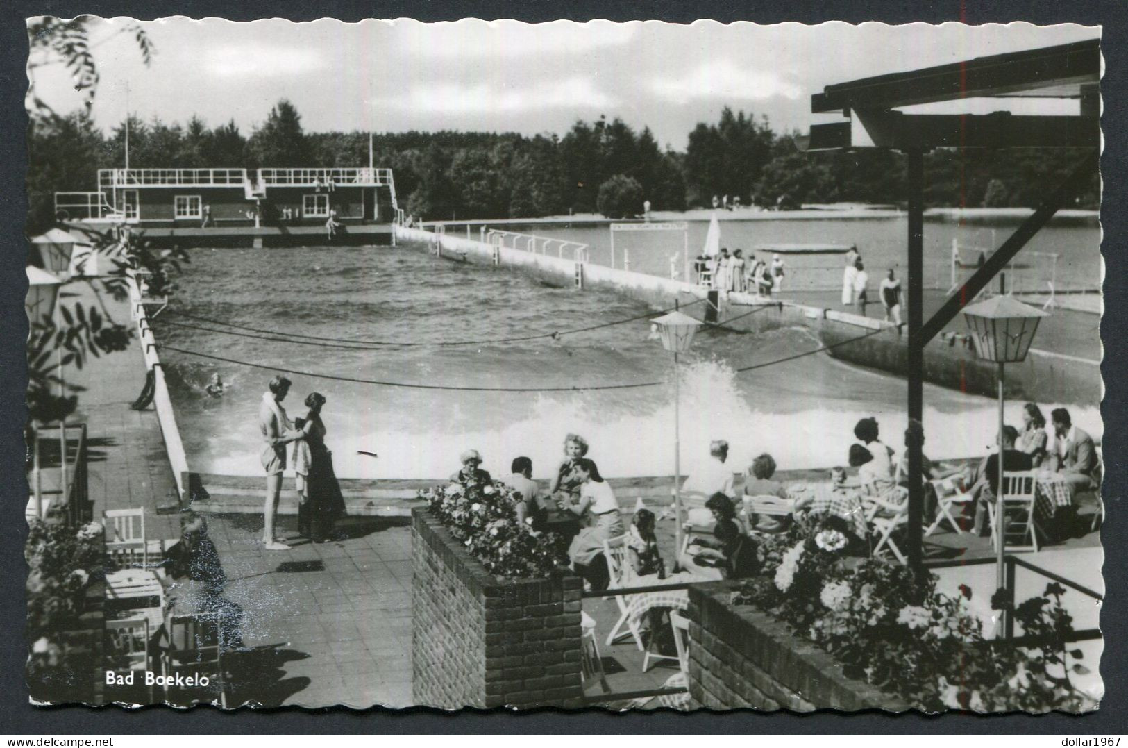 Bad Boekelo - Gem. Enschede -16-7-1962  Panorama Bad - Not Used  -  2 Scans For Originalscan !! - Enschede