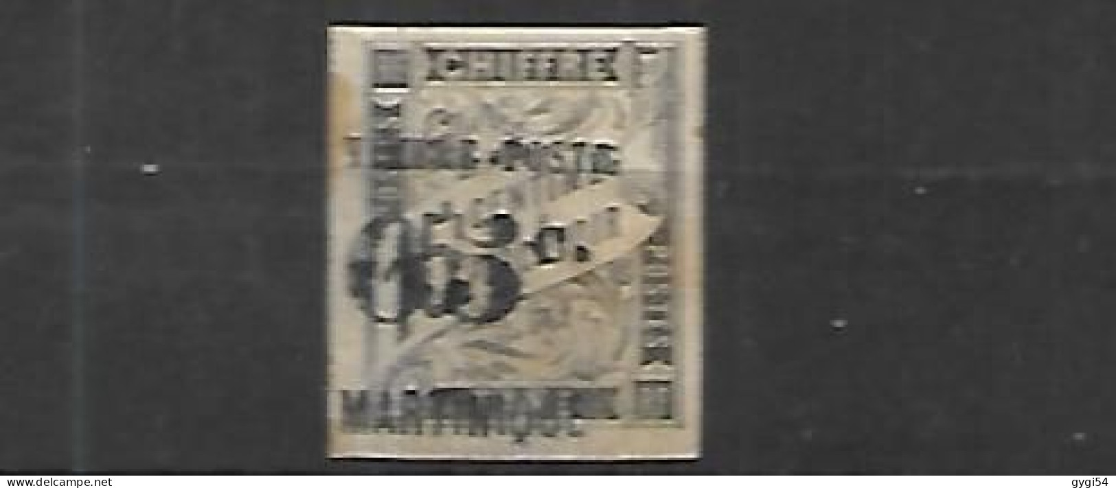 MARTINIQUE 1891  92   Cat YT N°   10 20 F    N*  MLH - Impuestos