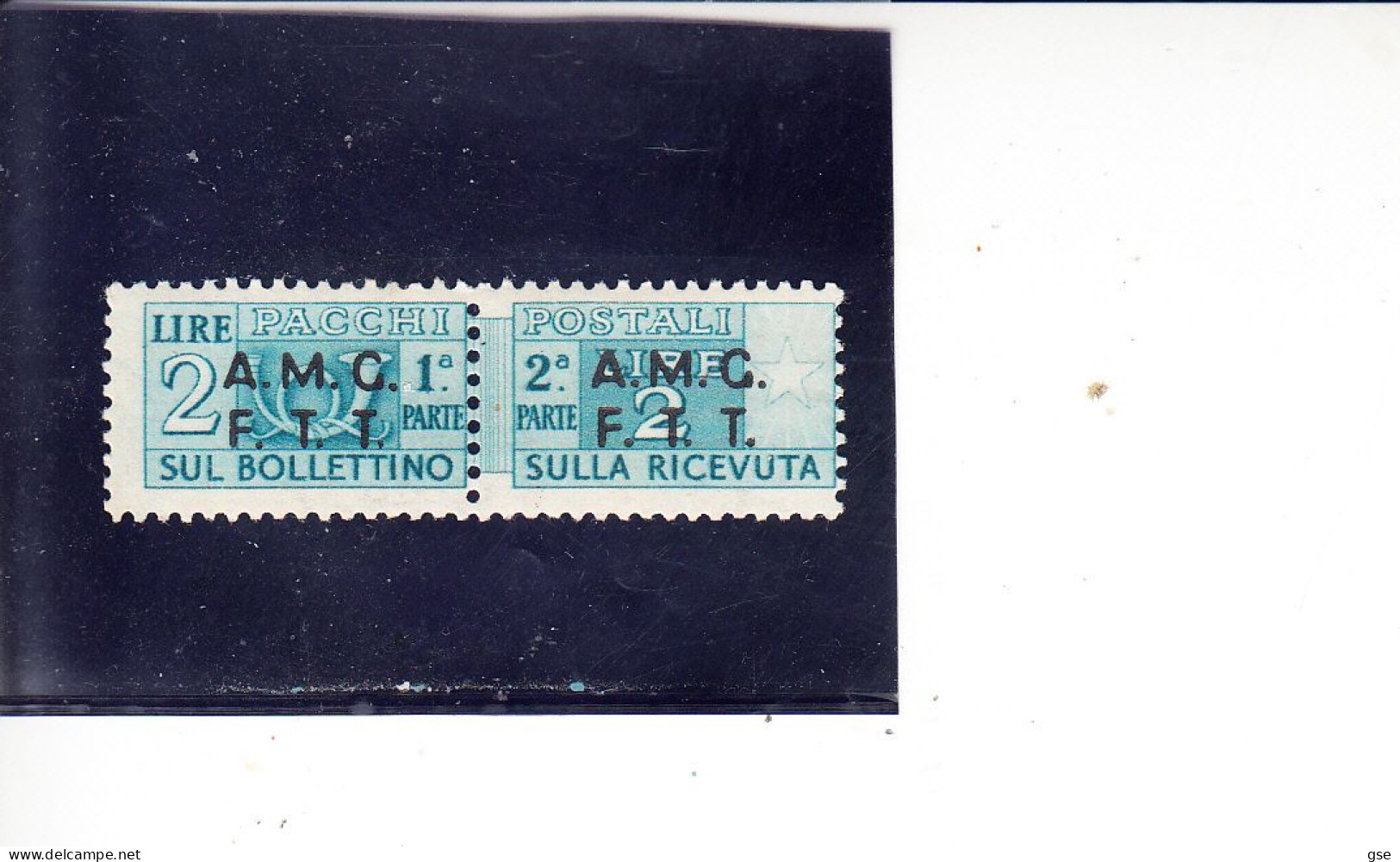 TRIESTE  1947-8  - Sassone    2** -  Pacchi - Paketmarken/Konzessionen