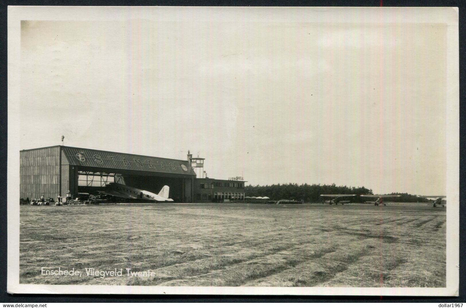 Enschede - Vliegveld Twente - 7-7-1949 - Nette Kaart -  Used  -  2 Scans For Originalscan !! - Enschede