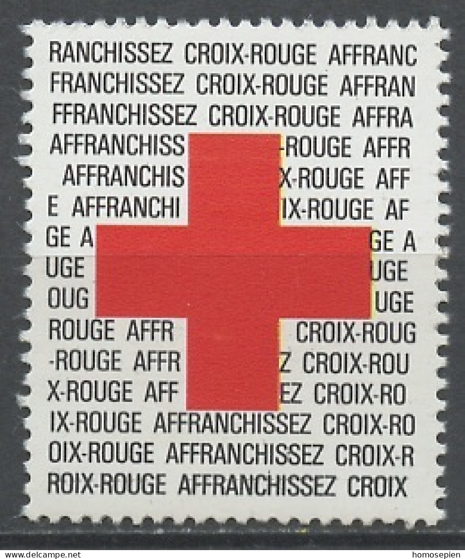 France - Frankreich érinnophilie 1984 Y&T N°V(1) - Michel N°ZF(?) *** - Croix Rouge, Affranchissez Croix Rouge - Croce Rossa