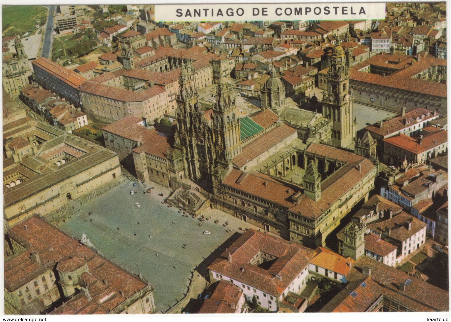 Santiago De Compostella  - Vista Parcial Aérea - (Espana/Spain) - Santiago De Compostela