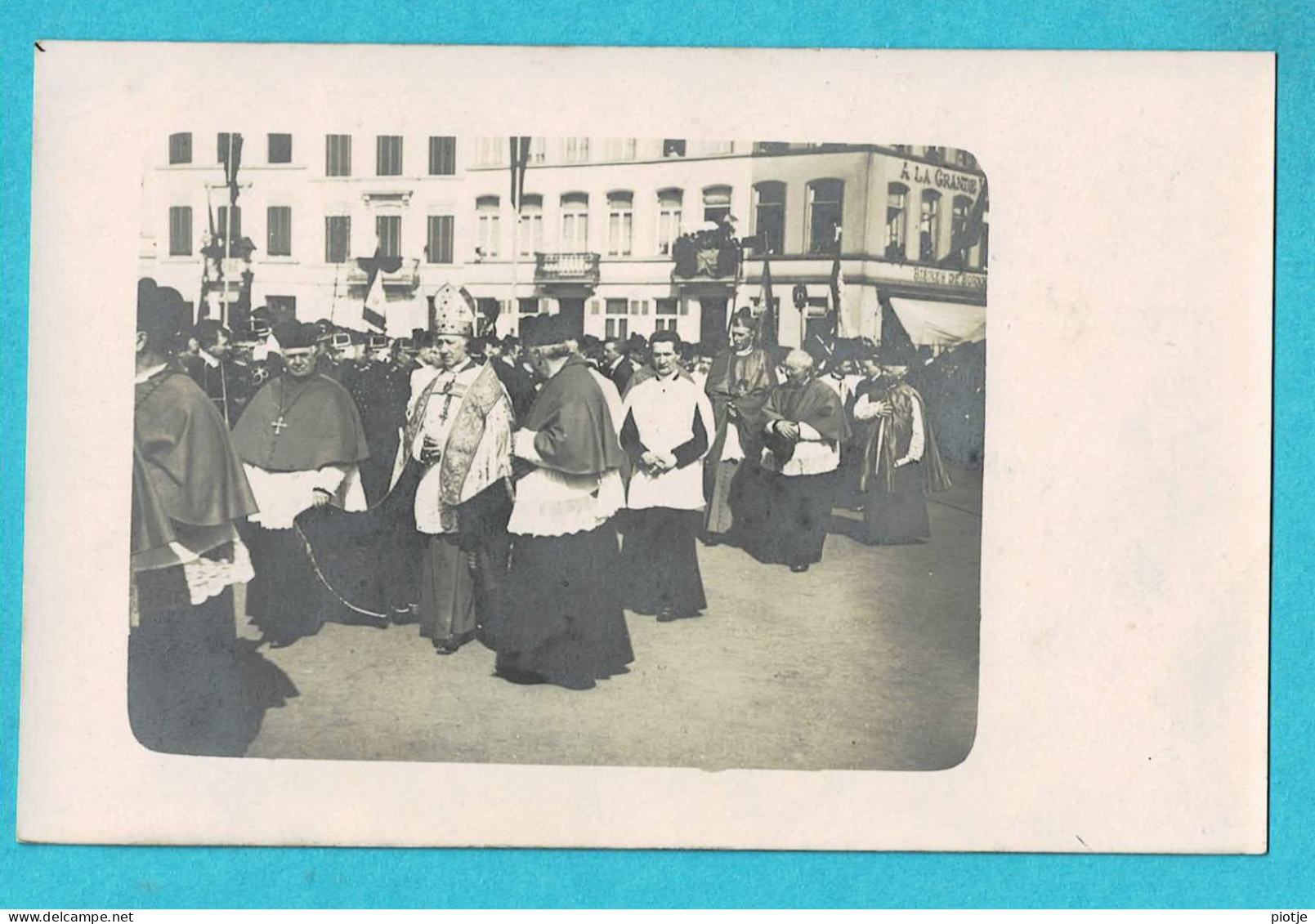 * Mechelen - Malines (Antwerpen) * (Carte Photo - Fotokaart) Cardinal Mercier, Stoet, Cortège, Animée, Unique, TOP - Malines