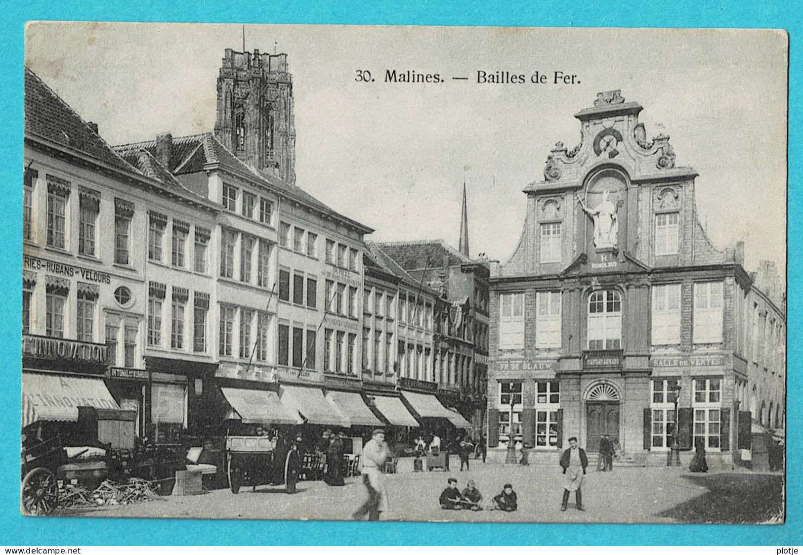 * Mechelen - Malines (Antwerpen) * (Henri Bertels, Nr 30) Bailles De Fer, Animée, Unique, Café, Innovation Magasin - Malines