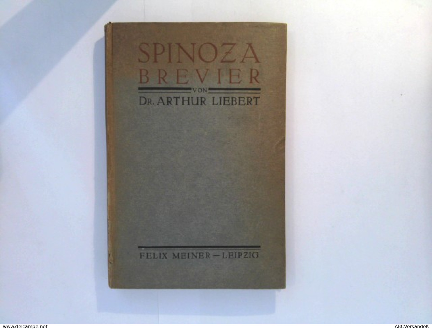 Spinoza - Brevier - Philosophy