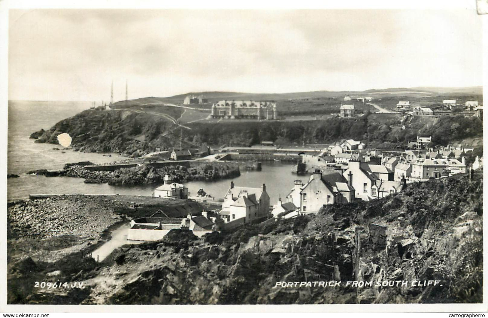 Scotland Portpatrick From South Cliff - Wigtownshire