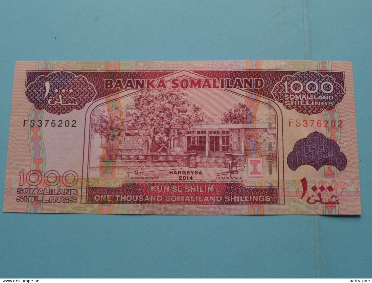 SOMALILAND > 1000 Shillings > Baanka Somaliland - 2014 ( Zie/voir Photo / See Scans ) UNC ! - Andere - Afrika