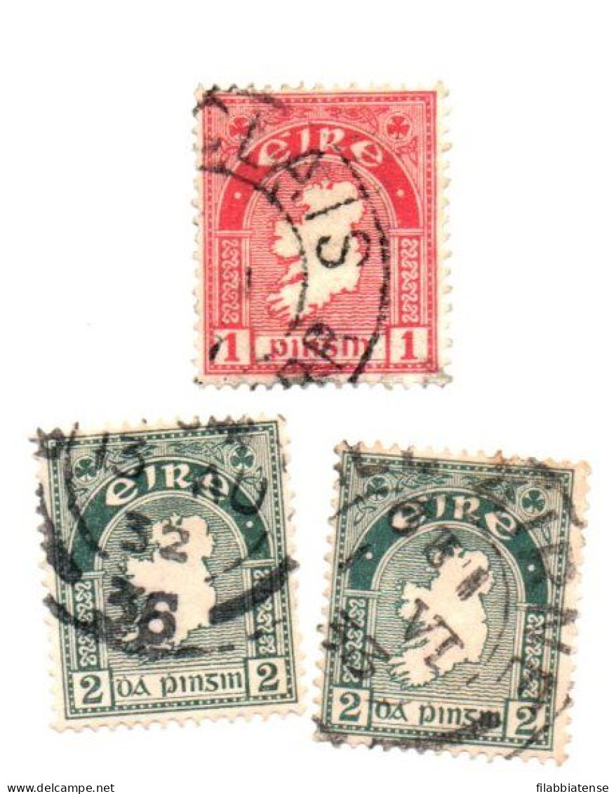 1922 - Irlanda 41 + 42 X 2 Ordinaria     C1700    ----- - Gebraucht