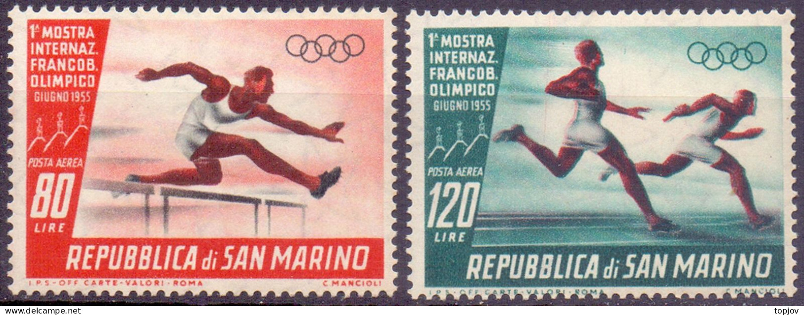 SAN MARINO - MOSTRA  OLYMPIADI  - **MNH - 1955 - Winter 1956: Cortina D'Ampezzo