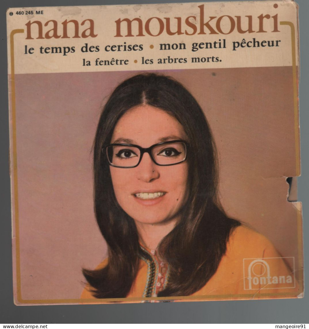 Disque 45 Tours Nana Mouskouri Le Temps Des Cerises 1967 - Opera / Operette