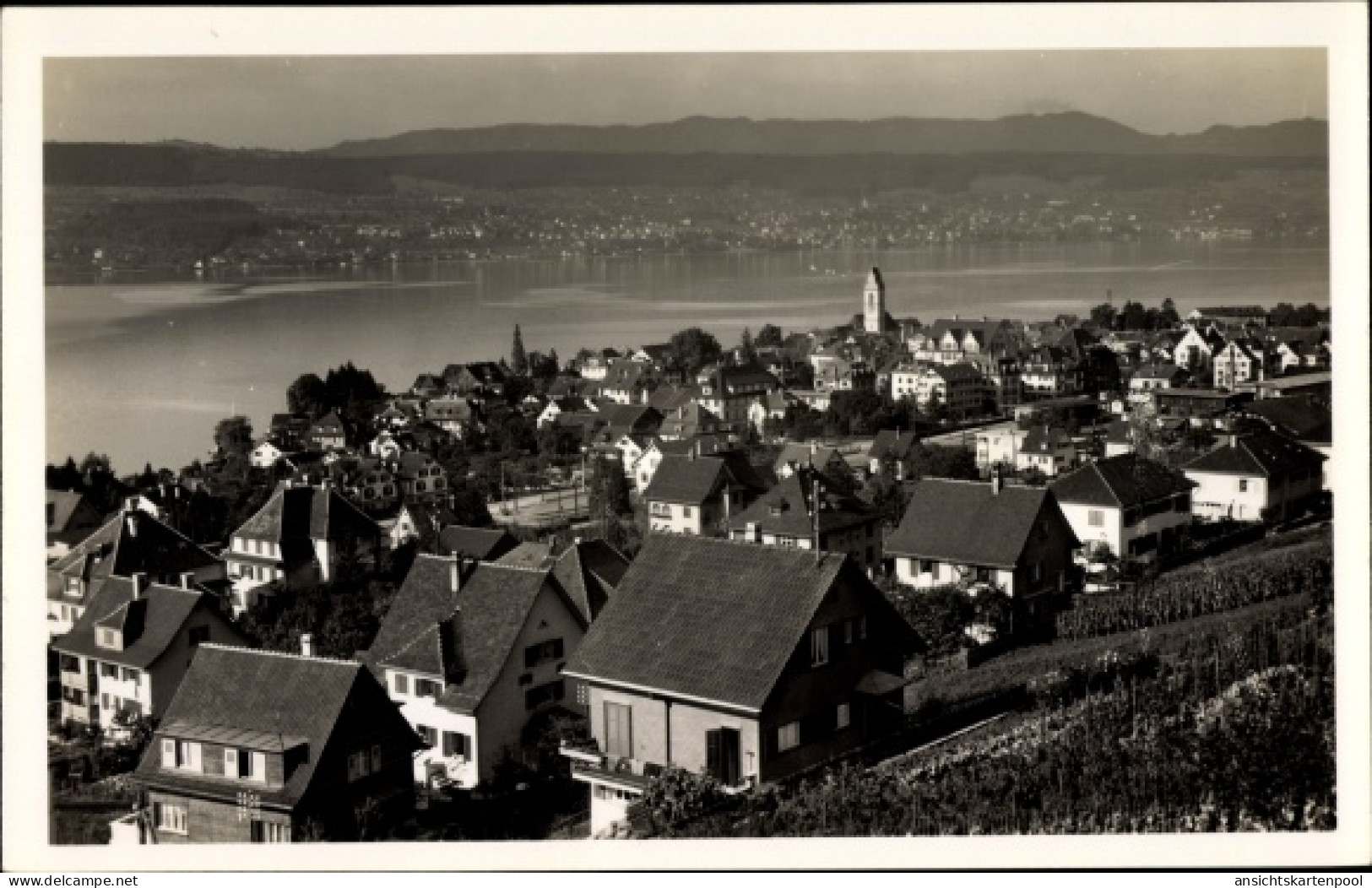 CPA Meilen Kanton Zürich, Blick Auf Den Ort Am Zürichsee - Meilen