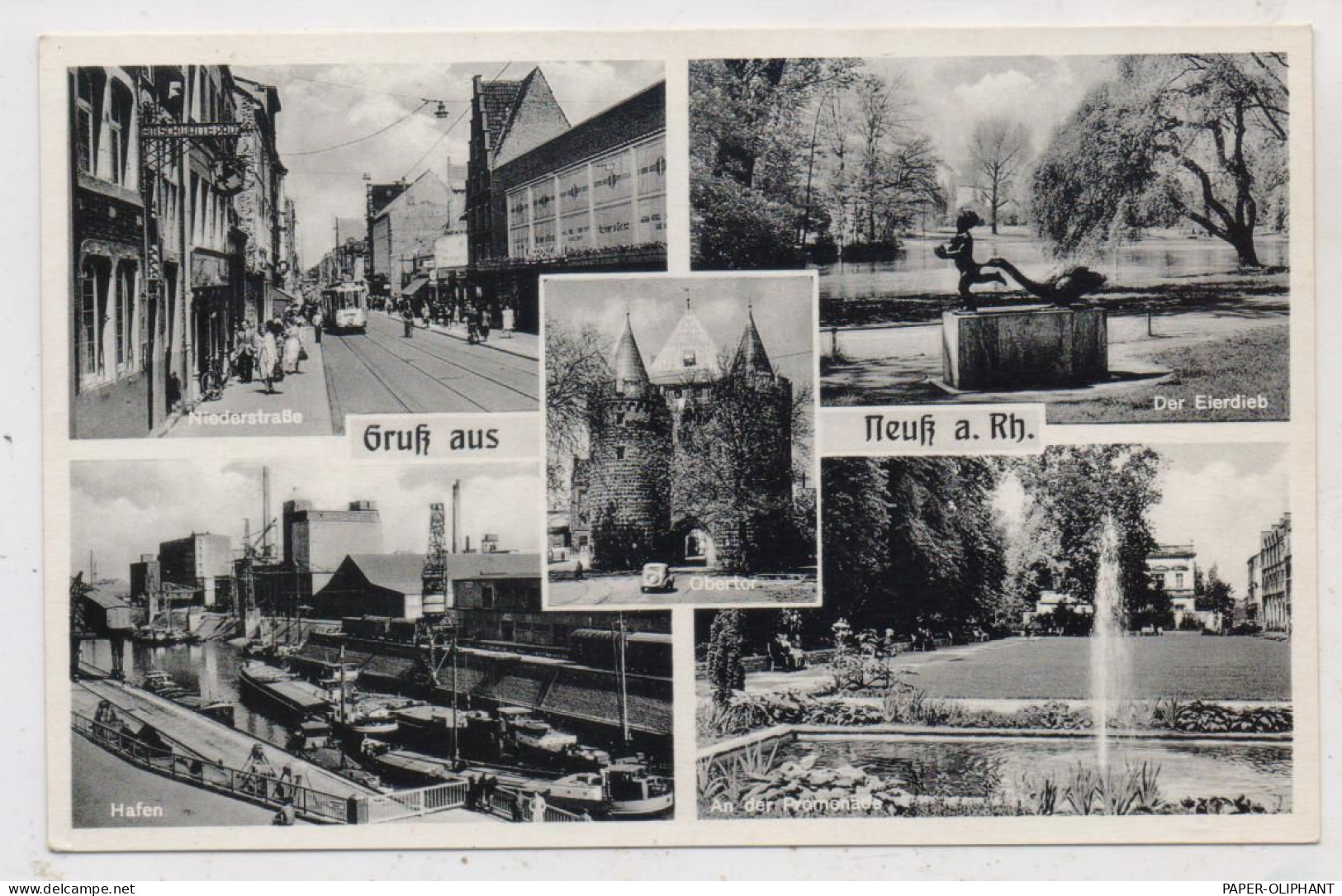 4040 NEUSS, Niederstrasse, Hafen, Obertor, Eierdieb, Promenade - Neuss