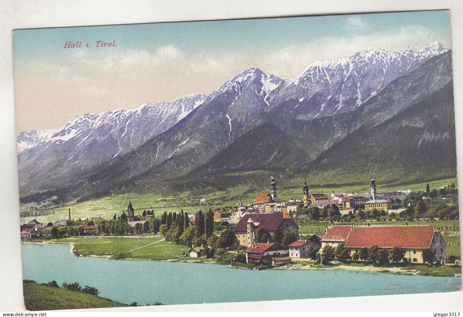 D3508) HALL In TIROL - Tolle Ansicht - Einzelne HAUS DETAILS Am Wasser TOP - Hall In Tirol