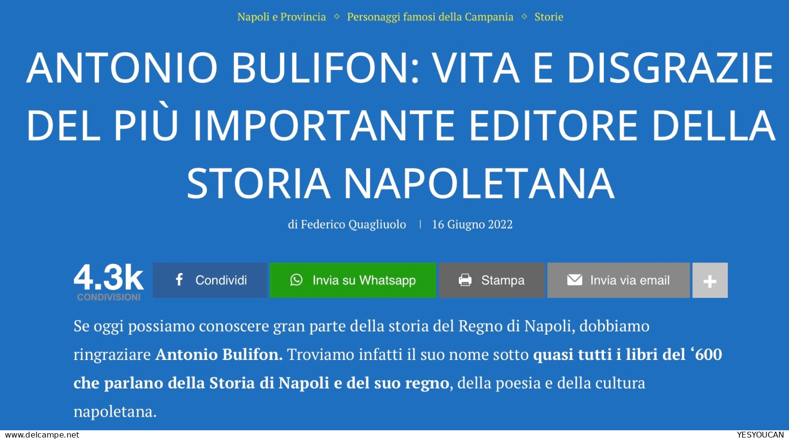 ANTONIO BULIFON 1693 NAPOLI(autografo Cronista&editore)lettera Prefilatelia>LIVORNO, FRANCA ROMA (Italia Italy Autograph - Nápoles
