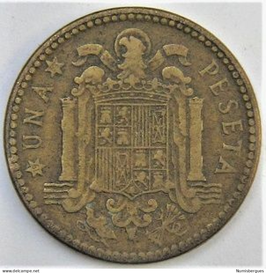 Pièce De Monnaie 1 Peseta  1953 - 1 Peseta