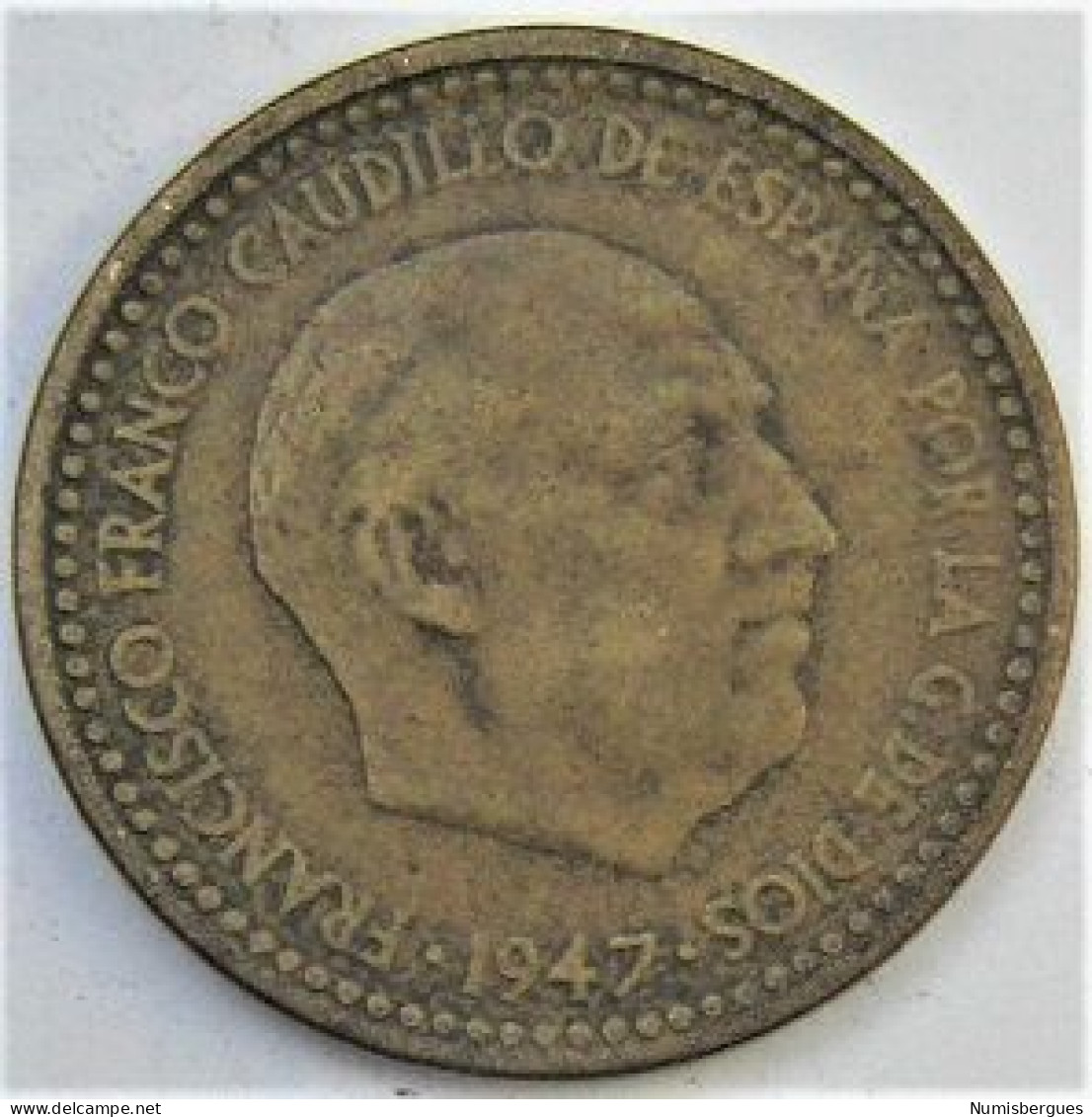 Pièce De Monnaie 1 Peseta  1953 - 1 Peseta
