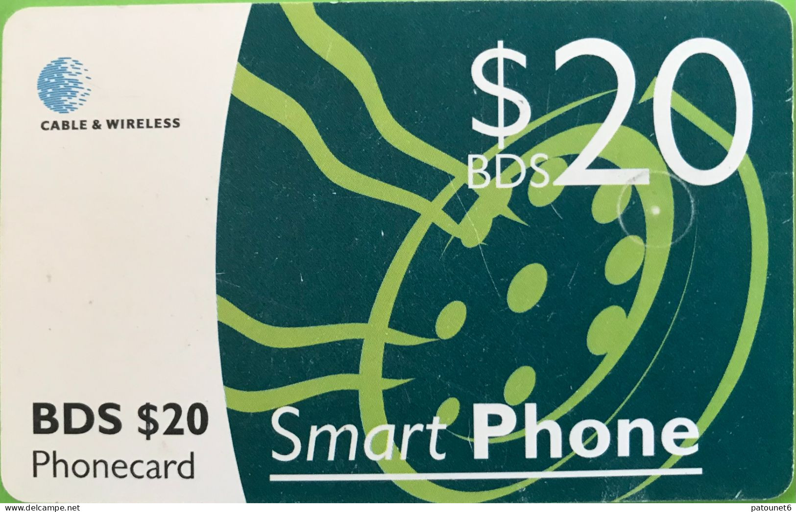 BARBADES  -   SmartPhone  -  $ BDS 20 - Barbados