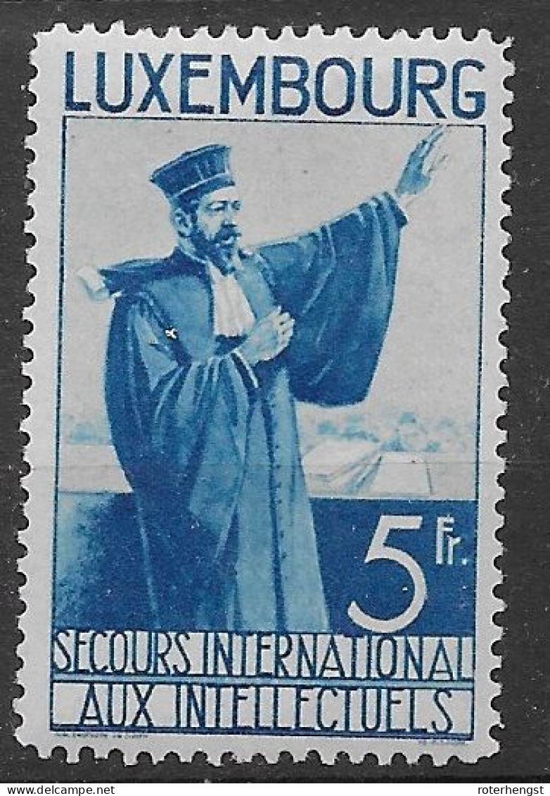 Luxemburg Good Stamp Intellectuals Mh * 1935 (150 Euros) - Autres & Non Classés