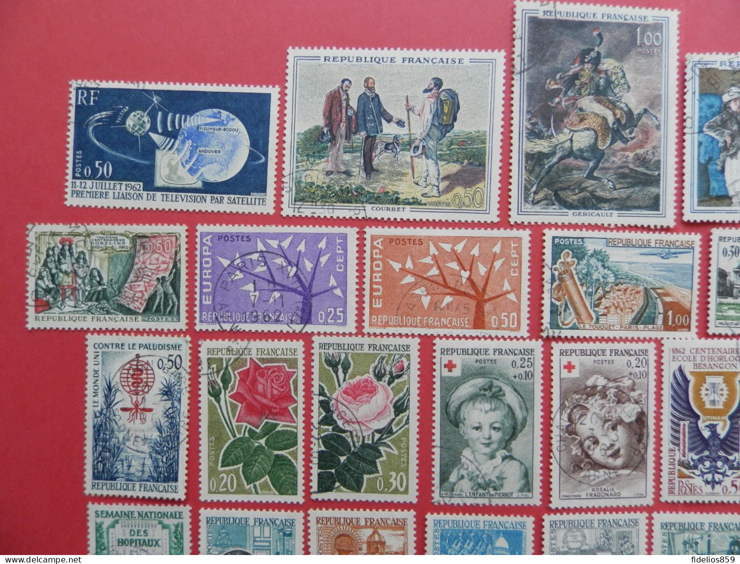 FRANCE : ANNEE COMPLETE 1962 SOIT 49TIMBRES OBLITERES QUALITE LUXE (VOIR PHOTOS) - 1960-1969