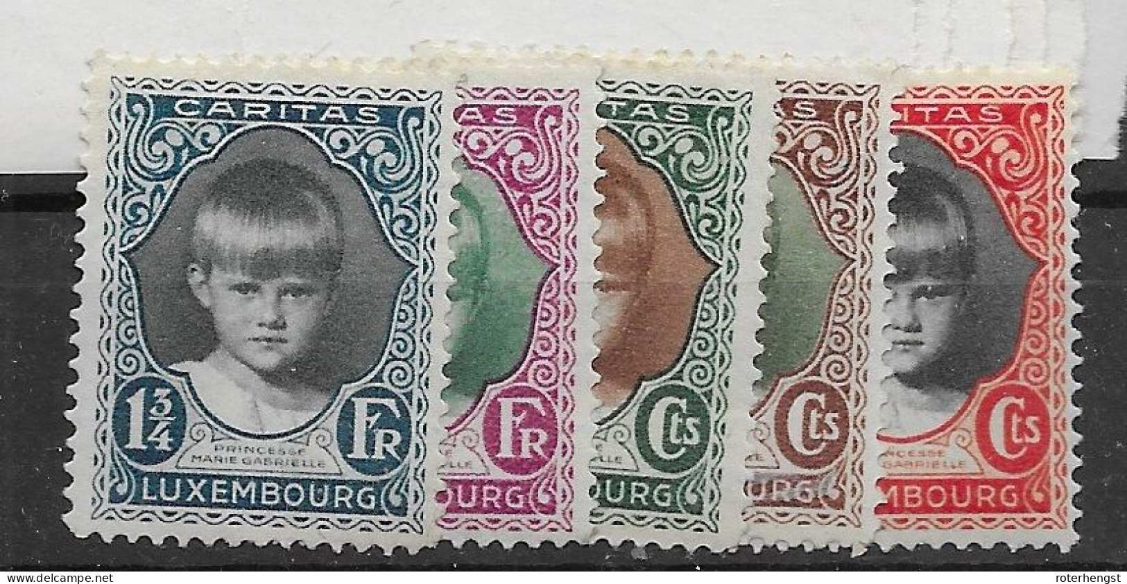 Luxemburg Mh * (30 Euros) 1929 Complete Set - Other & Unclassified