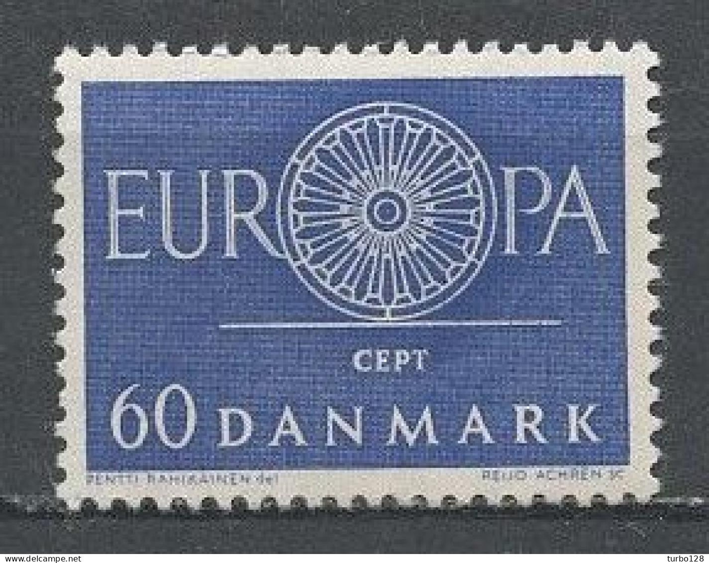 DANEMARK 1960 N° 394 ** Neuf MNH  Superbe Cote 1.20 € Europa CEPT Postes Et Télécomunications - Nuovi