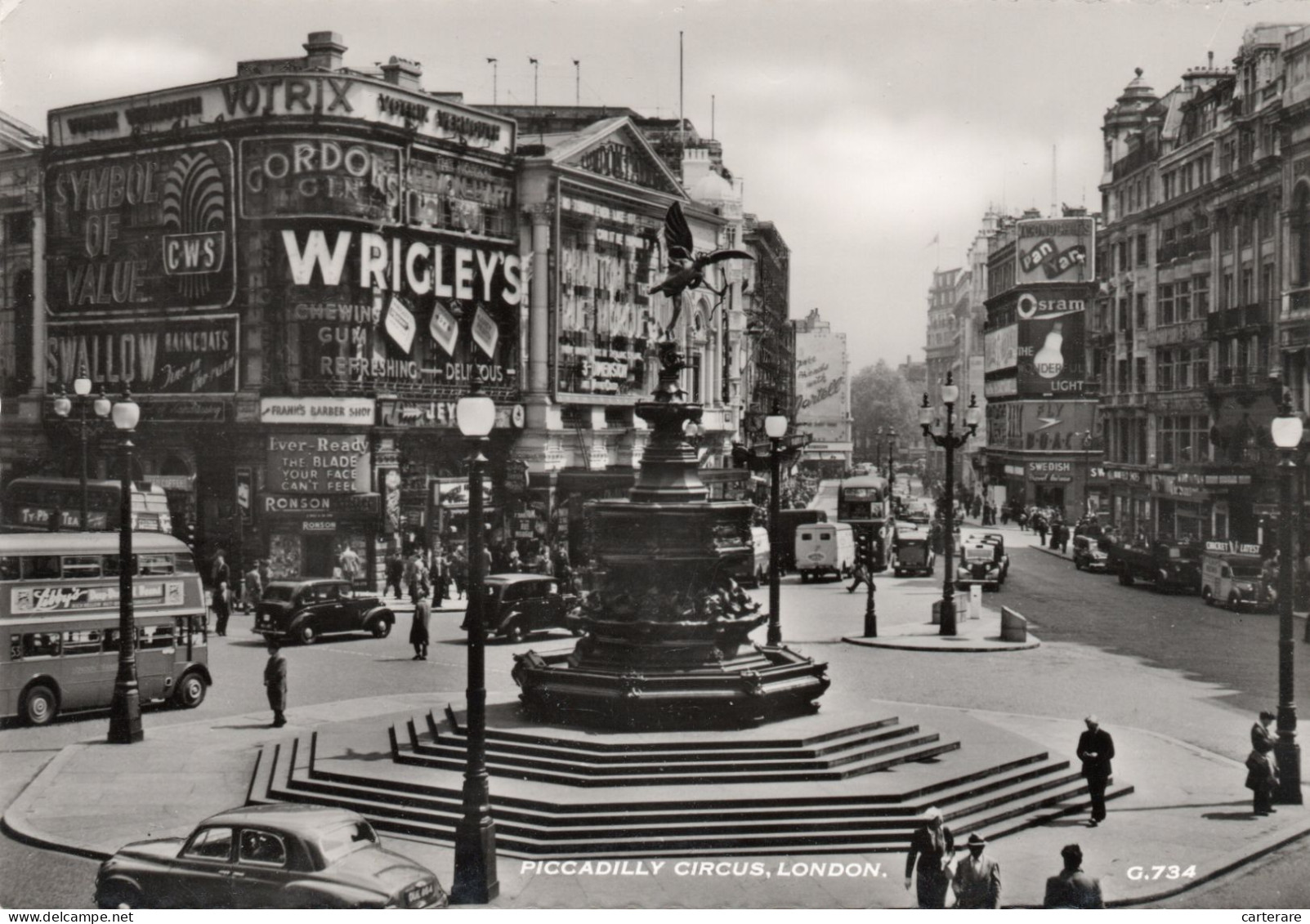 ANGLETERRE,ROYAUME-UNI,UNITED KINGDOM,LONDON,LONDRES,CARTE PHOTO,FONTAINE,COMMERCE - Otros & Sin Clasificación