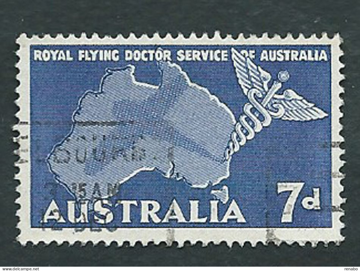 Australia, Australien 1957; Royal Flying Doctor Service, Servizio Medico Di Aereoambulanza Used. - Médecine