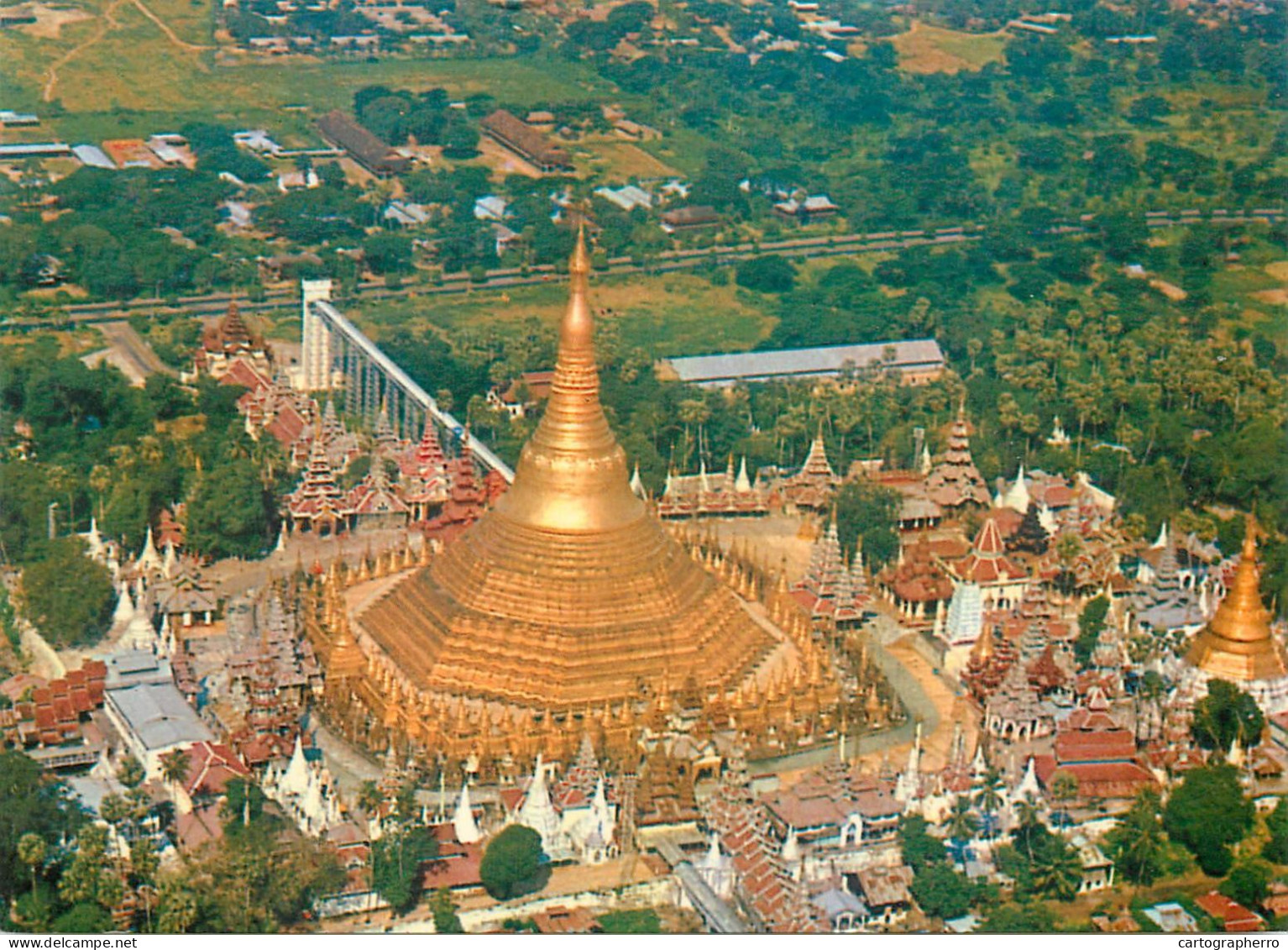 Myanmar (Burma) - The Shwe Dragon Pagoda Aerial View - Myanmar (Burma)