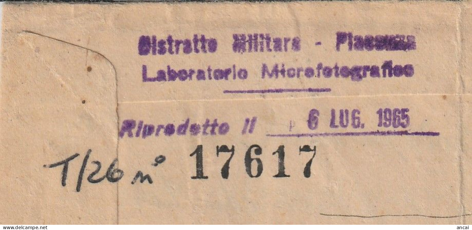 1943. Biglietto Postale Da PM 3600 (CAGLIARI AEREPORTO 619) Per Piacenza. RIPRODOTTO DAL DISTRETTO MILITARE DI PIACENZA - 1939-45
