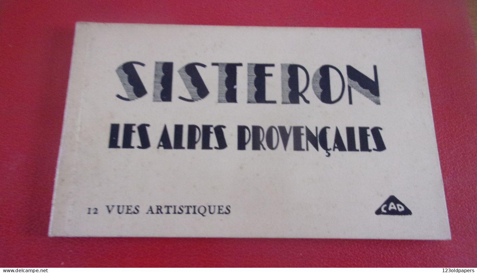 04 SISTERON CARNET COMPLET 12 CP EDIT  LOUIS LEON TABACS SISTERON - Sisteron