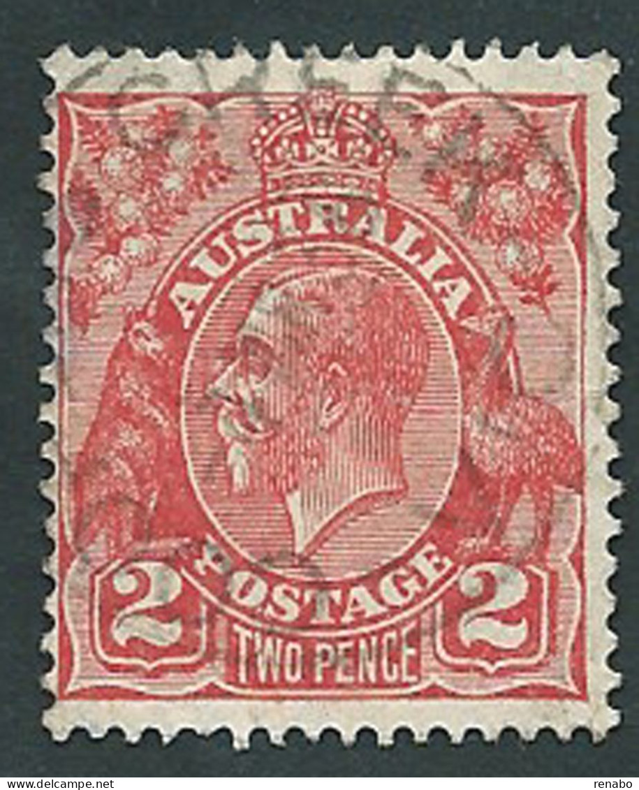 Australia 1914; King George V , 2p Dent. 11. Used. - Used Stamps