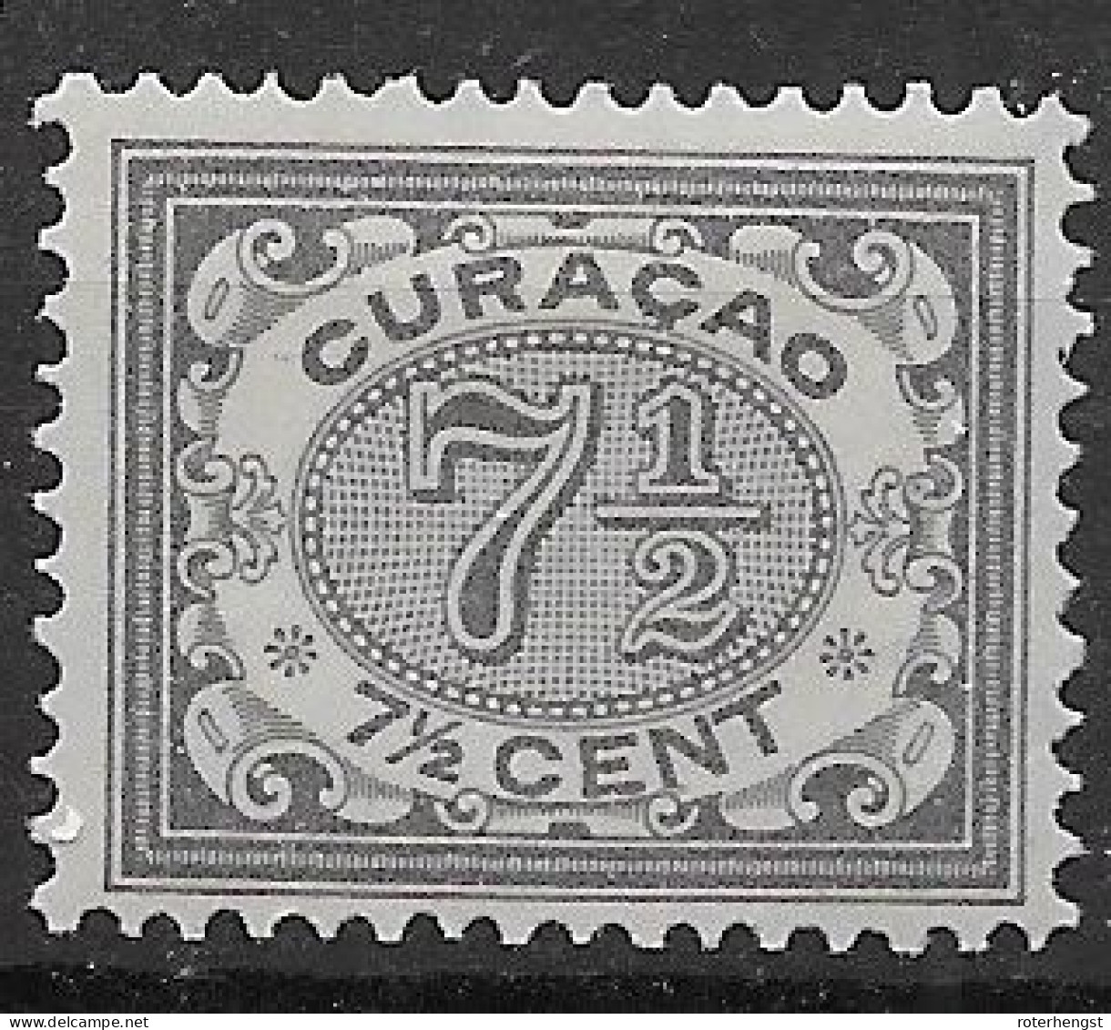 Curacao The Netherlands Antilles 1908 Mh* 36 Euros - Curaçao, Nederlandse Antillen, Aruba