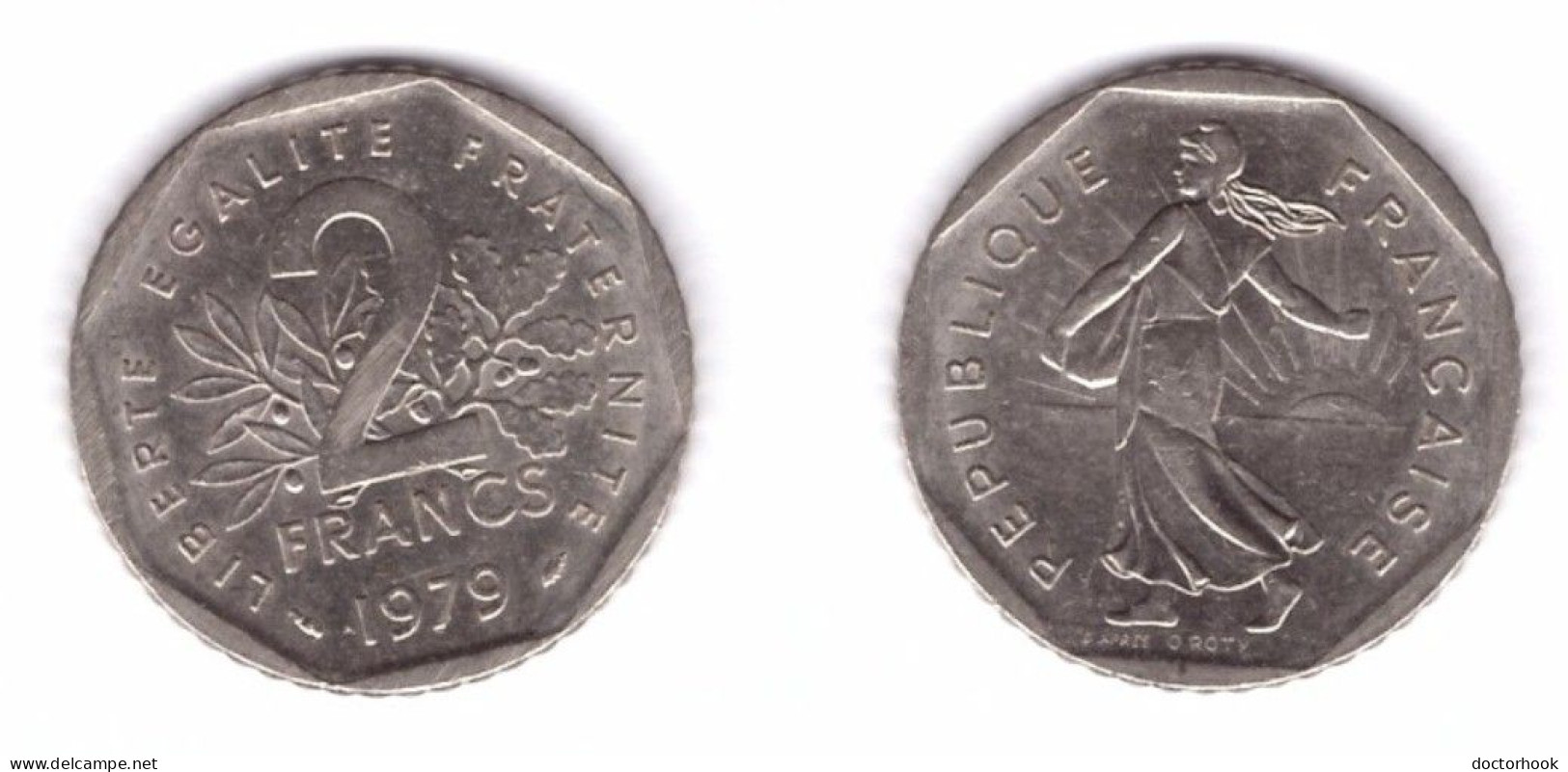 FRANCE   2 FRANCS 1979 (KM # 942.1) #7397 - 2 Francs